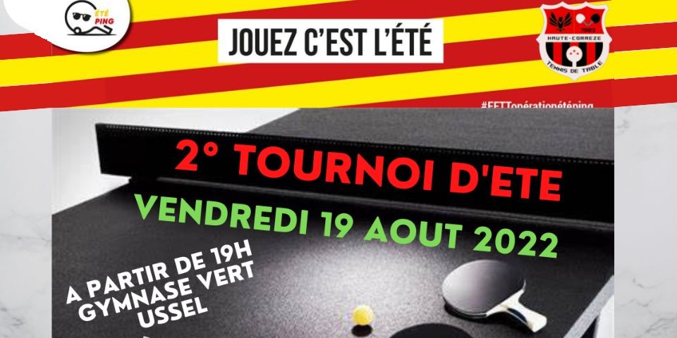 Tournoi HCTT - 19 août 2022 - Ussel (19)