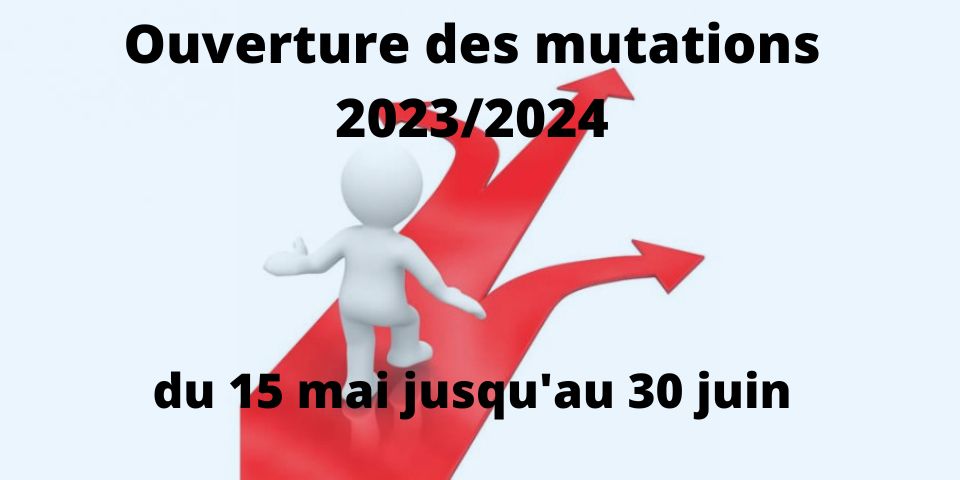 Ouverture des mutations 2023/2024