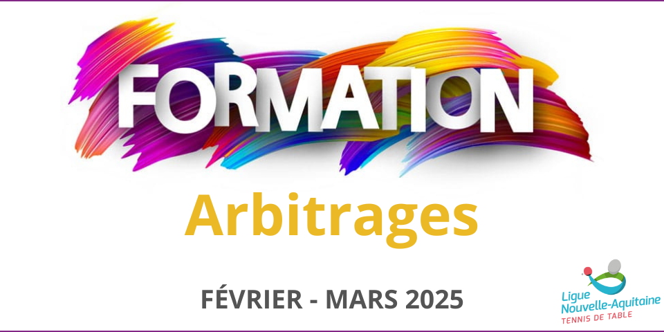 Bilan formations Arbitrage - février - mars 2025