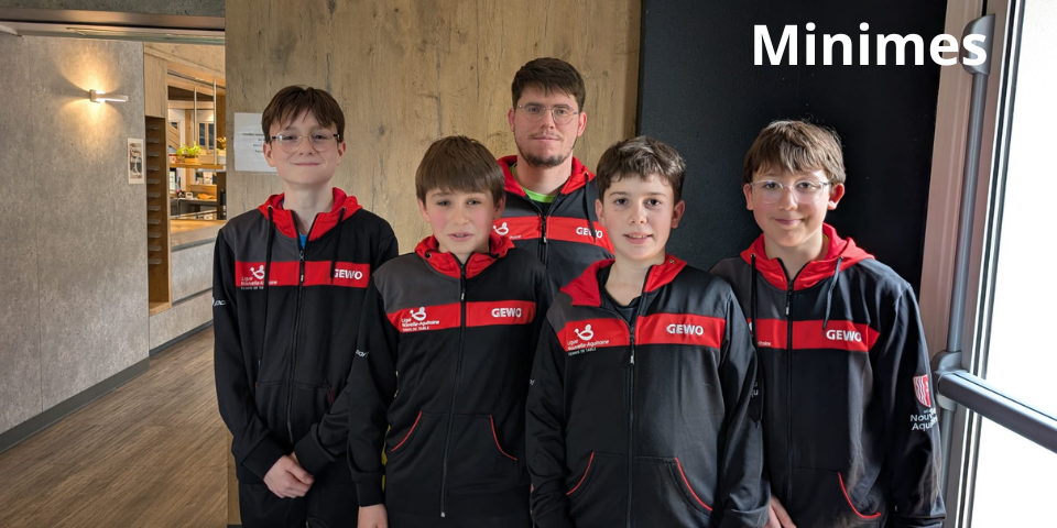 Equipe minimes garçons