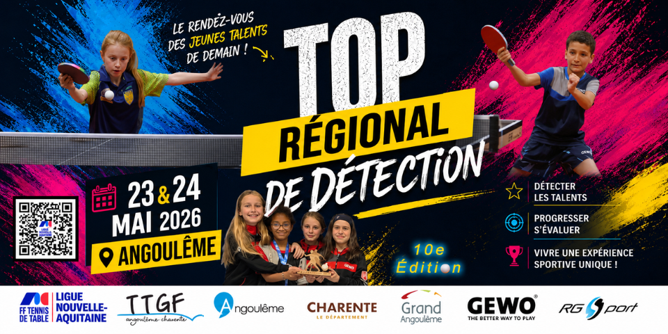 Top de Détection Régional - 23 & 24 Mai 2026 - Angoulême (16)