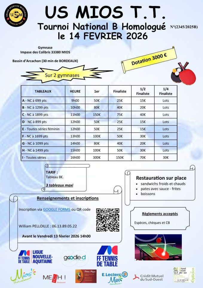 AFFICHE TOURNOI DE SAINTES 11 Nov 2025 1