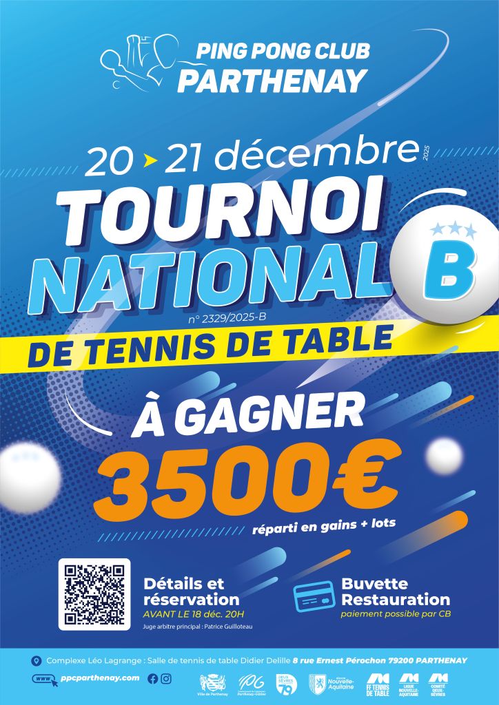 AFFICHE TOURNOI DE SAINTES 11 Nov 2025 1