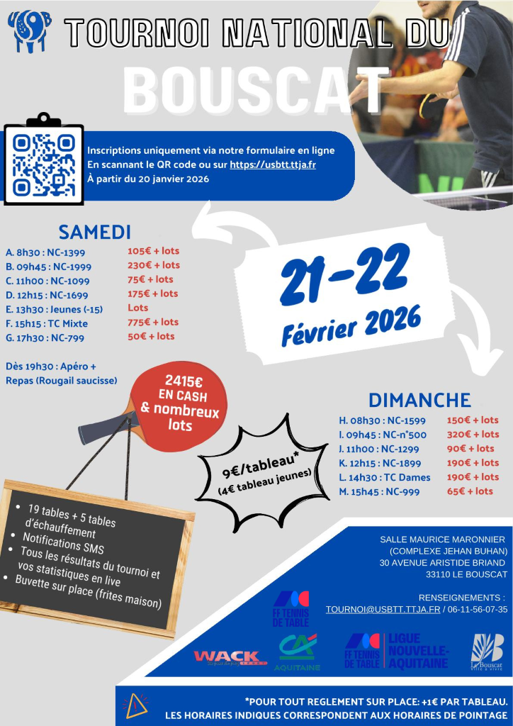 AFFICHE TOURNOI DE SAINTES 11 Nov 2025 1