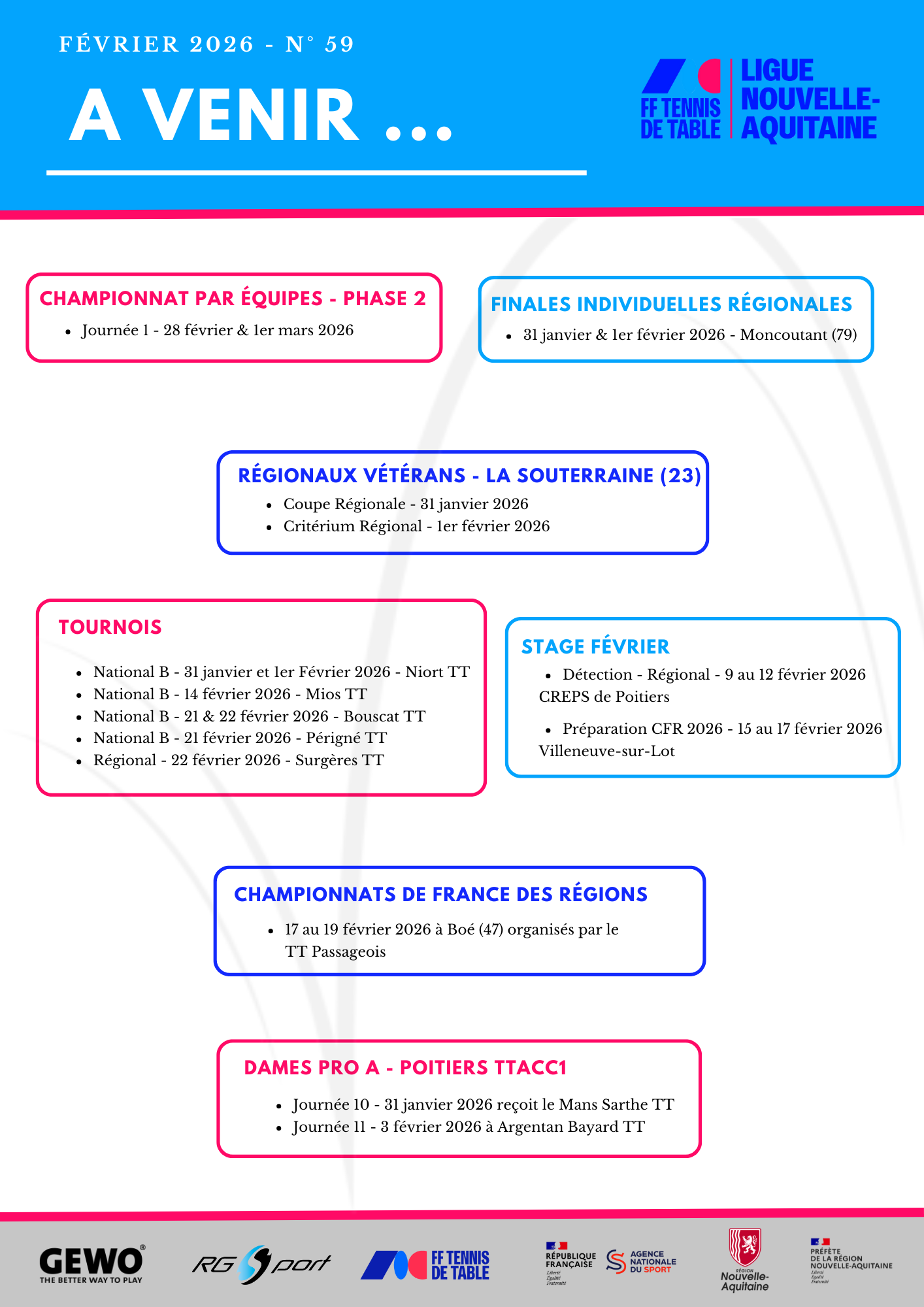 25 26 A VENIR SEPTEMBRE 2025