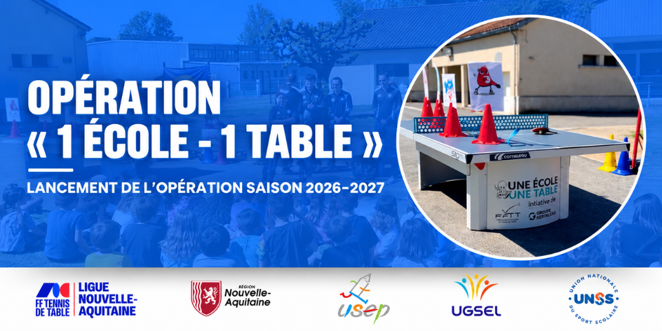 26-27 Opération « 1 école - 1 table »