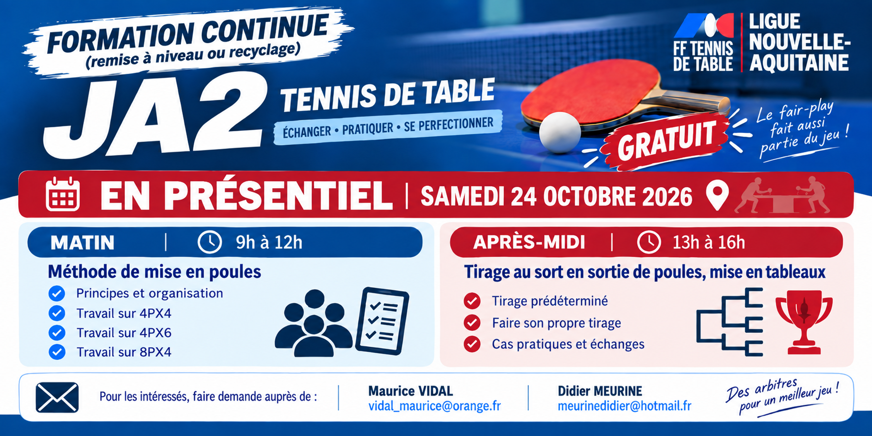 Formation continue JA2 – Remise à niveau / recyclage