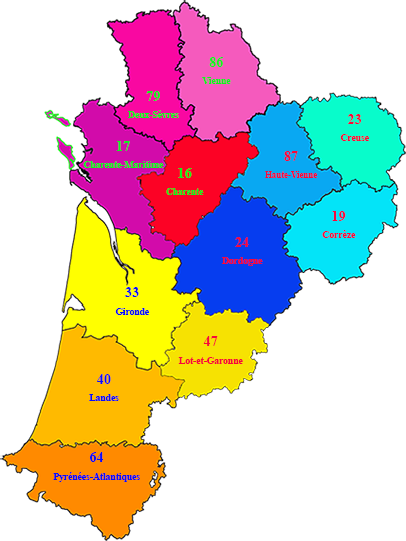 Carte Nouvelle Aquitaine 541