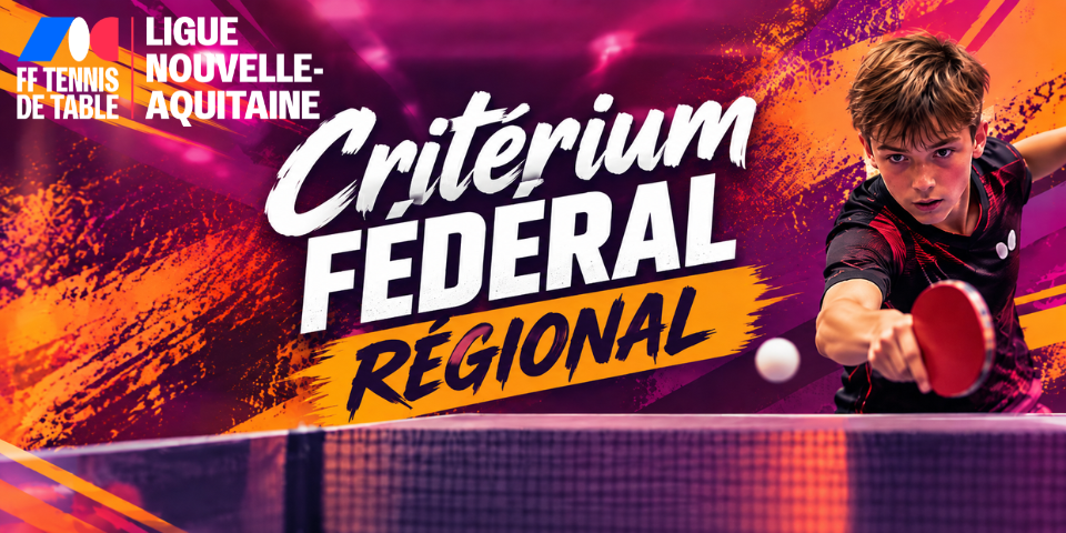 1er Tour Régional - 10 & 11 octobre 2026